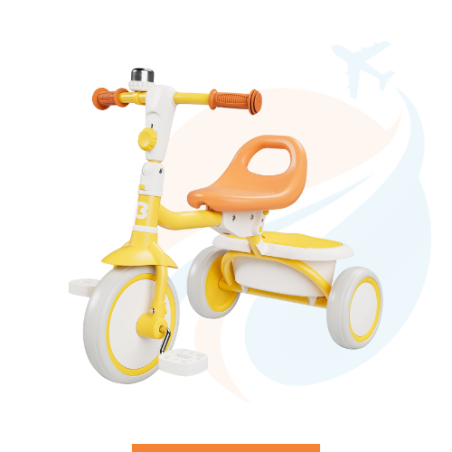 Besrey Triciclo para niños pequeños con campana Color: Amarillo