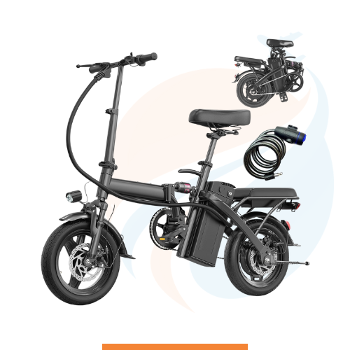 Bicicleta eléctrica plegable Marca: LELEKUAI, para adultos y adolescentes