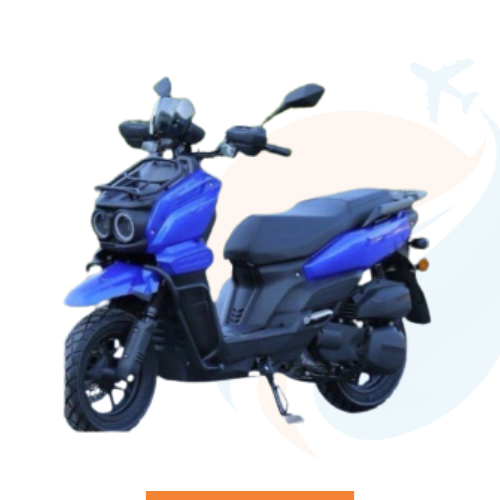 Moto a gasolina TRANK / XSJ-TANK I / 150 cc GY6. Color Azul