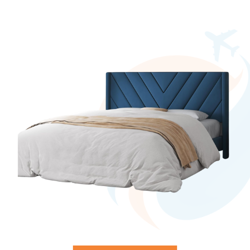 Yaheetech Base de cama Queen azul